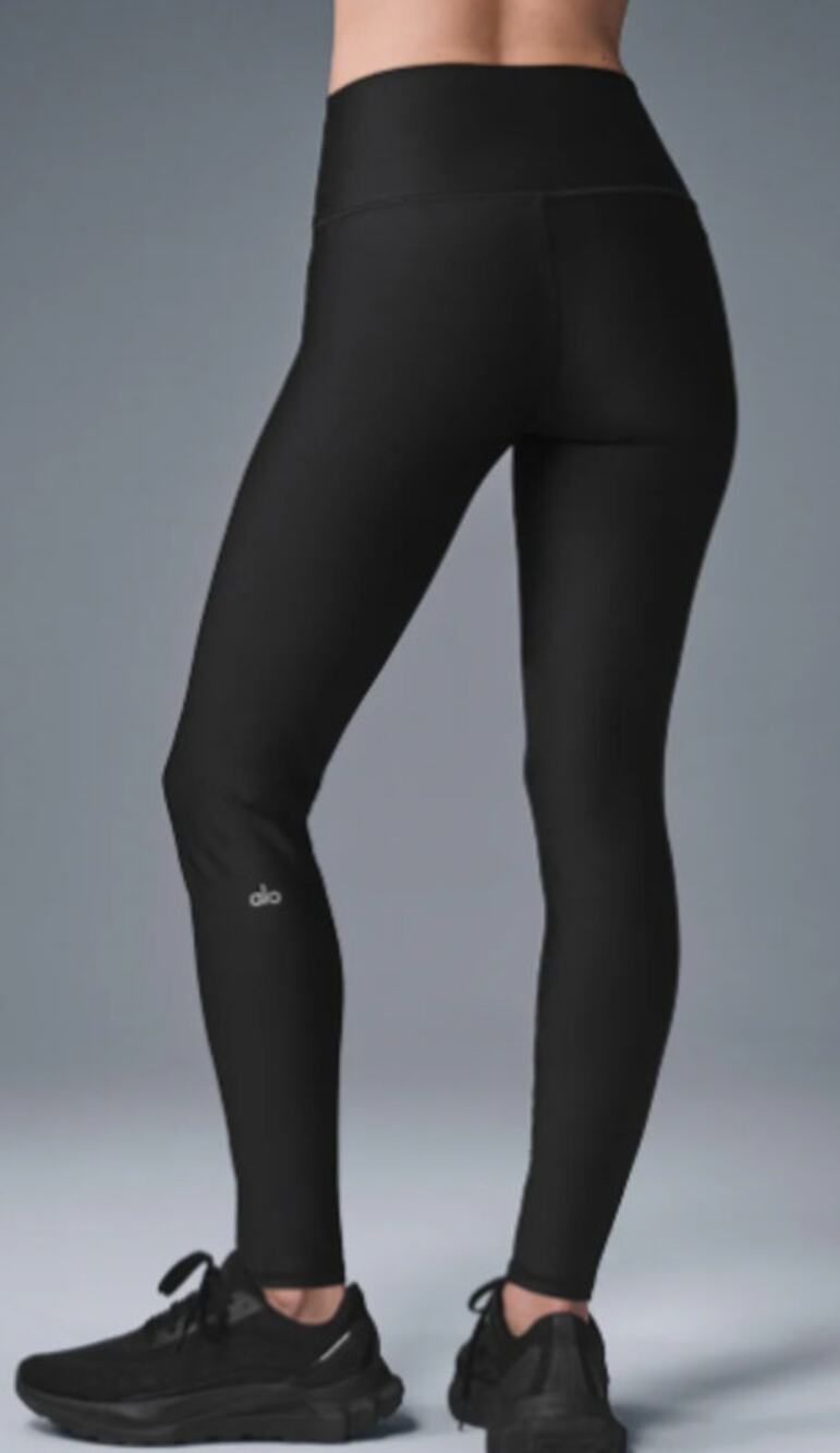 Alo High-Waist Airlift Black Performance Legging Full Length Small NWOT